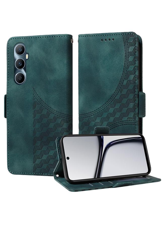 S-TOP Case For Realme C65 4G Global Embossed Rhombus Starry Leather Phone Case - Image 1