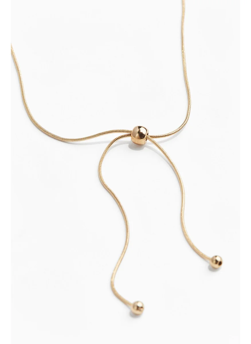 اتش اند ام Snake Chain Necklace