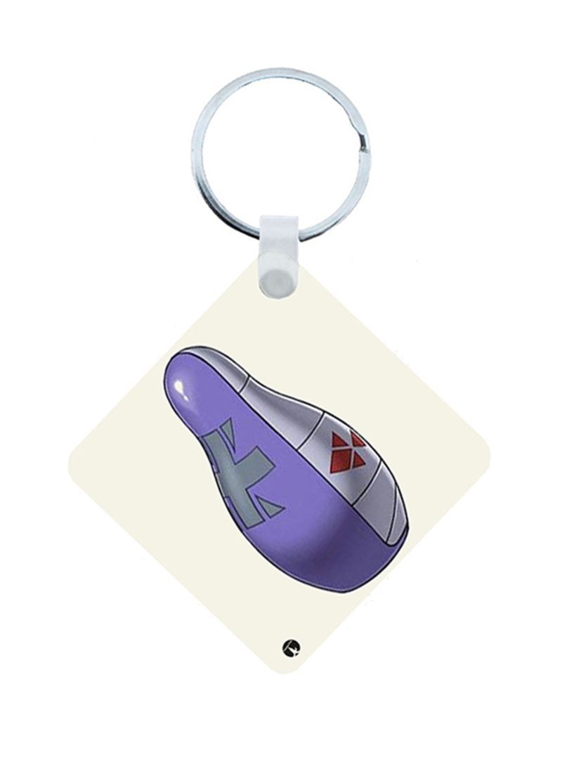 RKN Digimon Anime Wooden Keychain