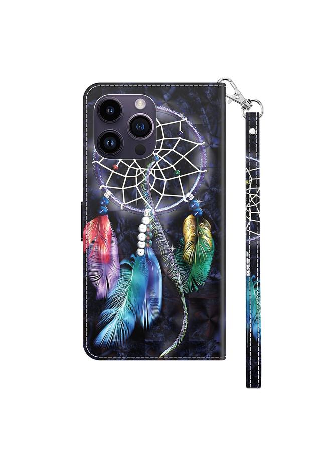 إيروريكس جراب لهاتف iPhone 15 Pro Max مصنوع من الجلد المطلي ثلاثي الأبعاد - Image 3