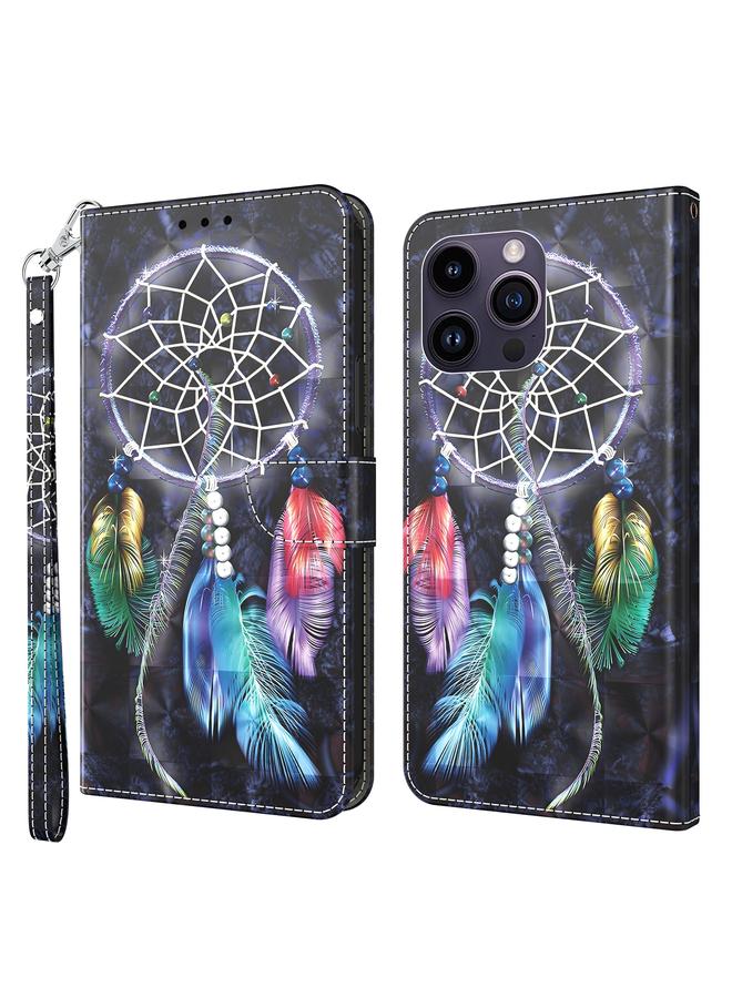 إيروريكس جراب لهاتف iPhone 15 Pro Max مصنوع من الجلد المطلي ثلاثي الأبعاد - Image 1