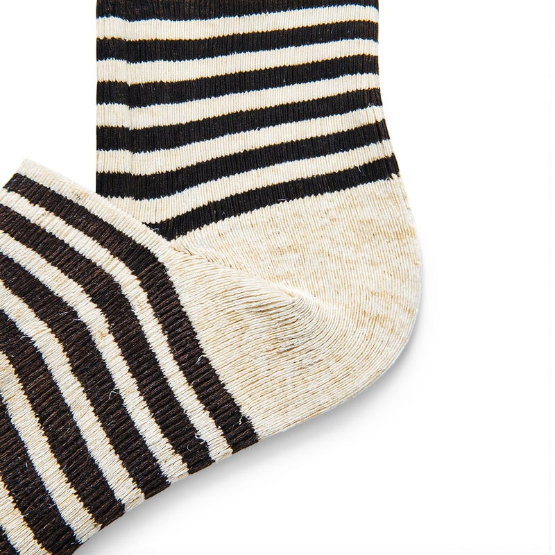 Extra Durable Long Lasting Striped Women Socks Heavy Use Daily Cotton Socks 4-9 - Image 5