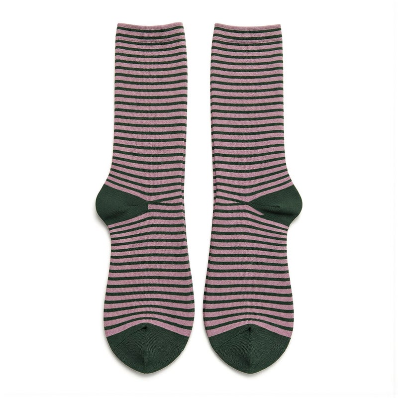 Extra Durable Long Lasting Striped Women Socks Heavy Use Daily Cotton Socks 4-9 - Image 1
