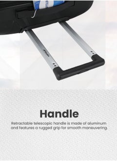 VIPTOUR Trolley Luggage 3 Pieces Set PP Hard Side Bag 360 Degree Spinner Wheels Trolley Luggage Set with TSA Lock  - Image 3