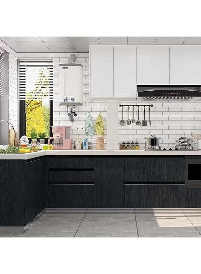 DAREU Wood Grain Self-Adhesive Peel & Stick Wallpaper – Waterproof Removable Vinyl Contact Paper for Cabinets, Countertops, Shelves & Drawers - Image 2