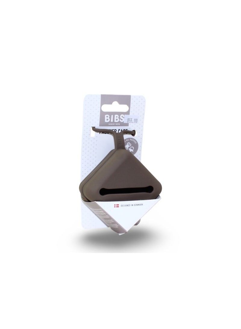 BIBS Pacifier Case – Dark Oak - Image 1