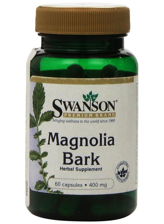 SWANSON Magnolia Bark Antioxidant Support 400 Milligrams 60 Capsules - Image 2