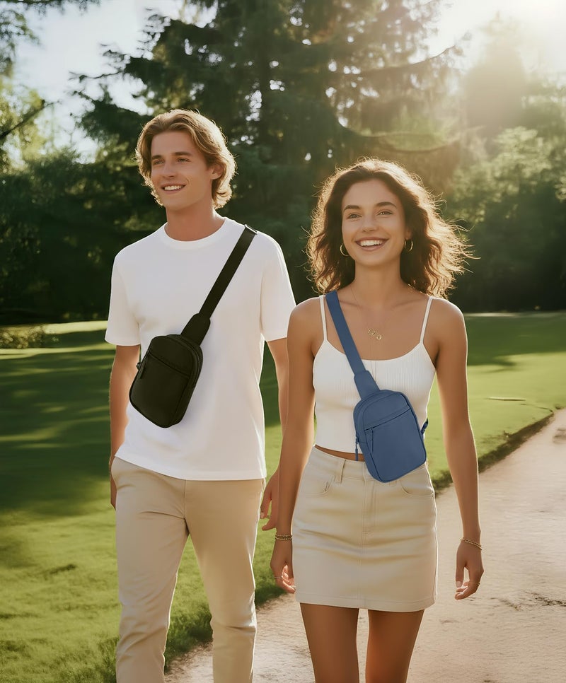 CHOLISS Small Sling Bag for Women and Men, Crossbody Bags Trendy Fanny Packs Chest Bag with Extended Strap - Image 3