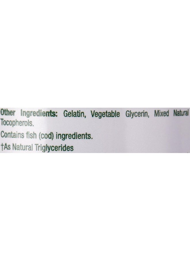 NATURE'S BOUNTY Cod Liver Oil - 100 Rapid Release Softgels  - Image 5