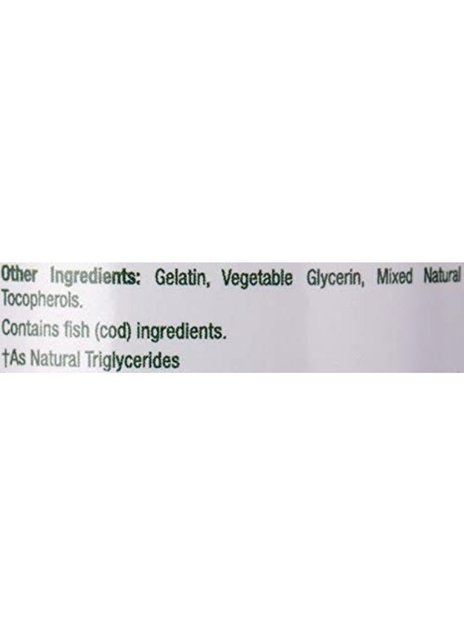 NATURE'S BOUNTY Cod Liver Oil - 100 Rapid Release Softgels  - Image 3