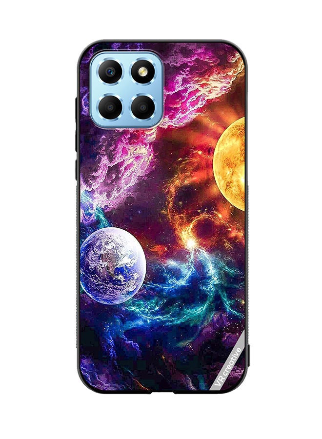 VR CREATIVE Protective Case Cover For Honor X8 5G Beautiful Galaxy Design Multicolour - Image 1