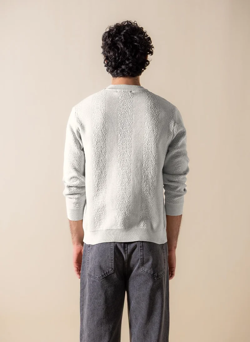 SHAPES TEXTURED JUMPER