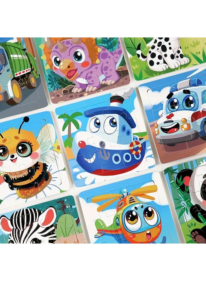 5Pcs Wooden Animal Jigsaw Puzzles Educational Development Toys Kids Festival Gifts - Image 4