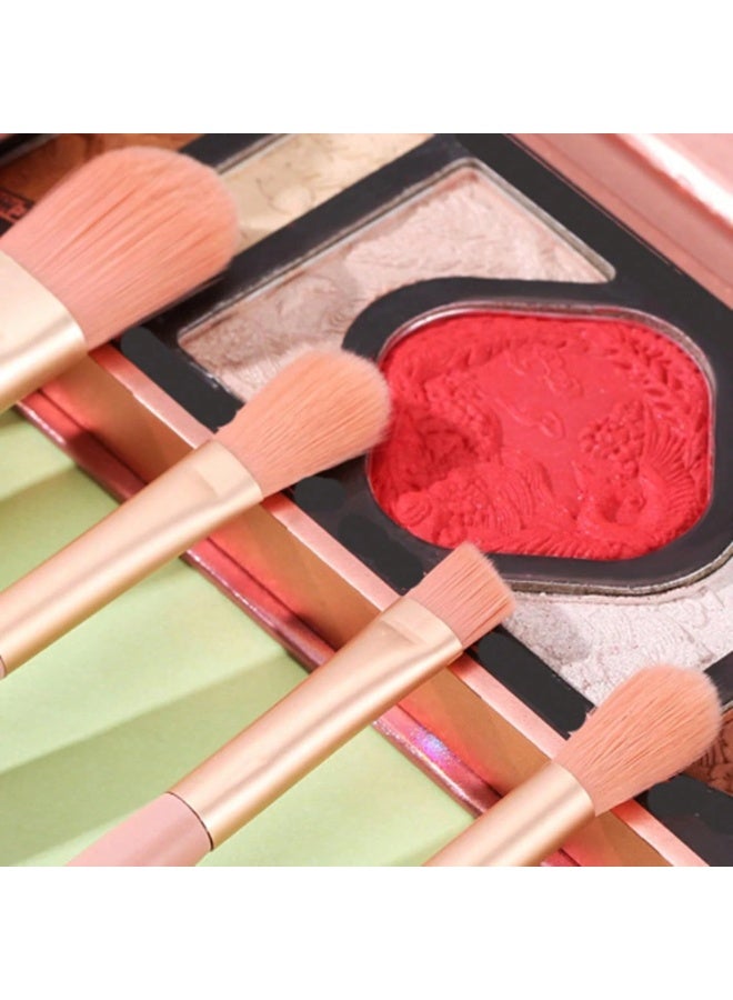 Shein Portable Mini Makeup Brush Set with Soft Bristles – Essential Starter Kit for Beginners - Image 2