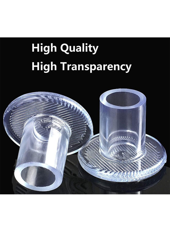 Depend High Heel Protecors, RiveDa 3Pairs Transparent Heel Stoppers, Heel Repair Caps Covers for Women-Perfect for Weddings, Races, Formal Occasions - Protecting from Grass, Gravel, Bricks & Cracks - Image 4