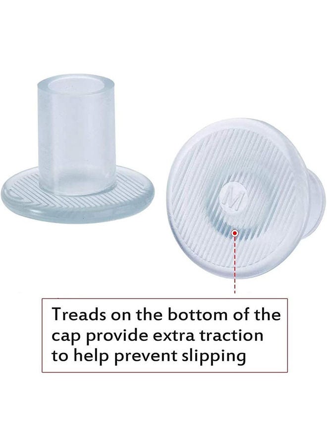 Depend High Heel Protecors, RiveDa 3Pairs Transparent Heel Stoppers, Heel Repair Caps Covers for Women-Perfect for Weddings, Races, Formal Occasions - Protecting from Grass, Gravel, Bricks & Cracks - Image 5