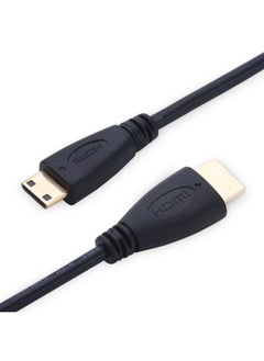 كابل محول HDMI صغير الحجم من HDMI إلى MiniHDMI بشاشة مسطحة محمولة لعرض الكمبيوتر - اللون: HDMI ذكر جاهز للاستخدام