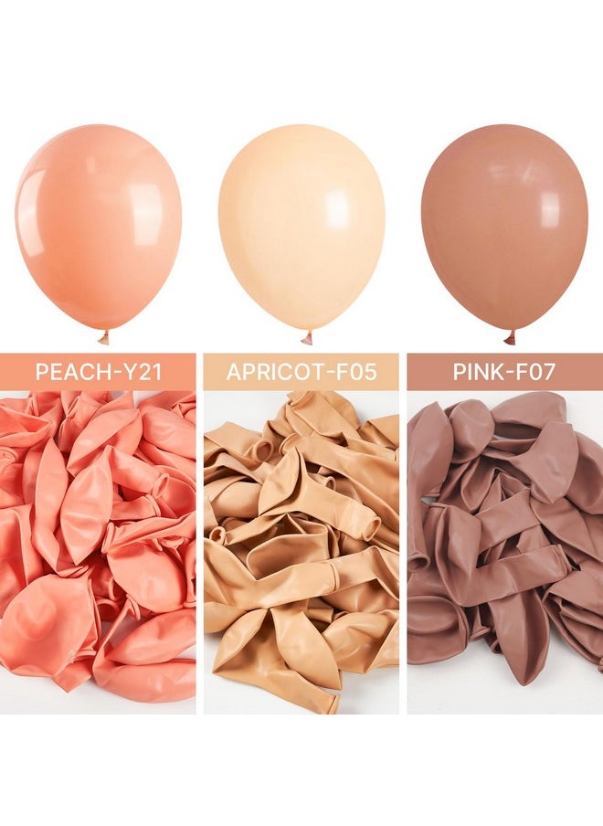 PartyWoo Nude Balloons 100 Pcs Boho Apricot Balloons Different Sizes Pack Of 18 Inch 12 Inch 10 Inch 5 Inch Beige Balloons For Balloon Garland Or Balloon Arch As Party Decorations Apricotf05  - Image 4