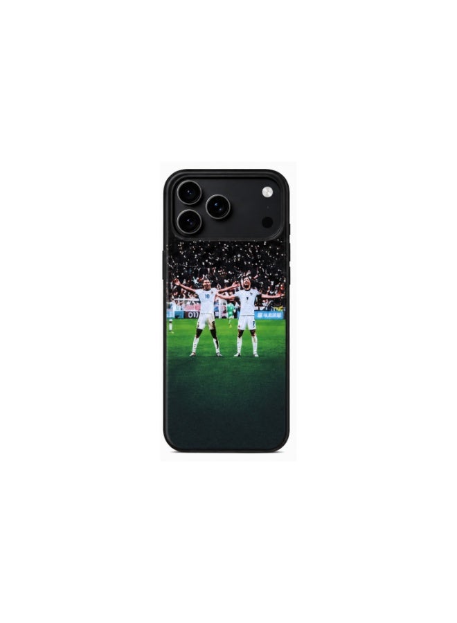Lacoz Football Theme France Kylian Mbappe Printed Slim Fit Anti-Scratch Back Case with Precision Cut-Outs and Comfortable Grip Shockproof Protective Cover Compatible With iPhone 15 Pro Max - Image 2