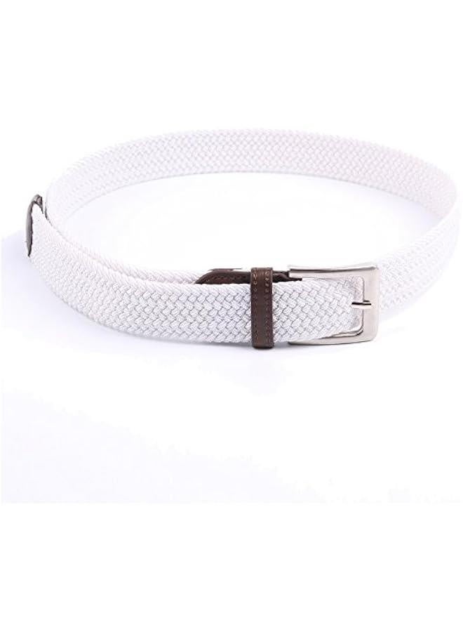 Canvas Elastic Fabric Woven Stretch Multicolored Braided Belts  - Image 3