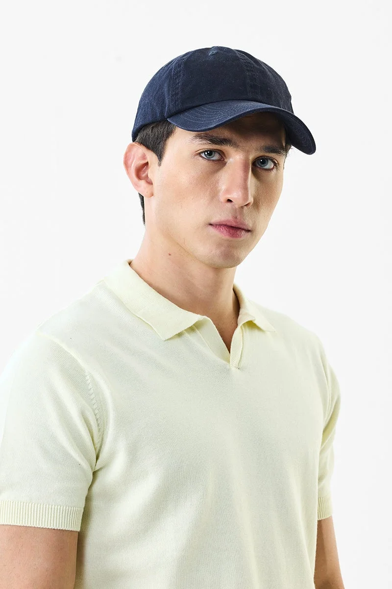 سنيتش Yellow Solid Half Sleeve Regular Fit T-Shirt