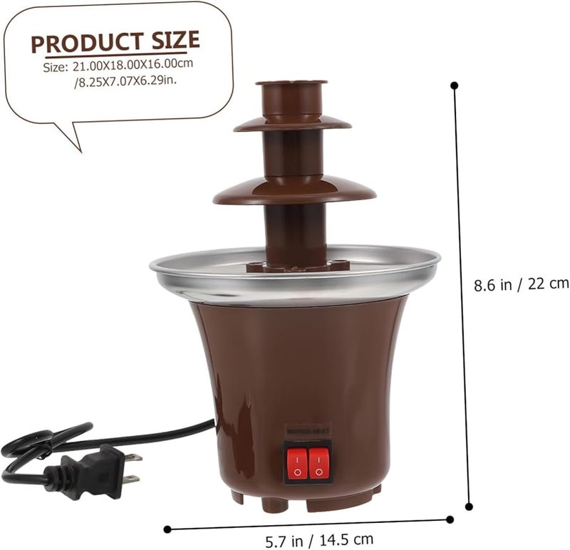 Desktop Fondue Machine for Melting Chocolate Cheese Easy to Clean Party Food Warmer - Image 3