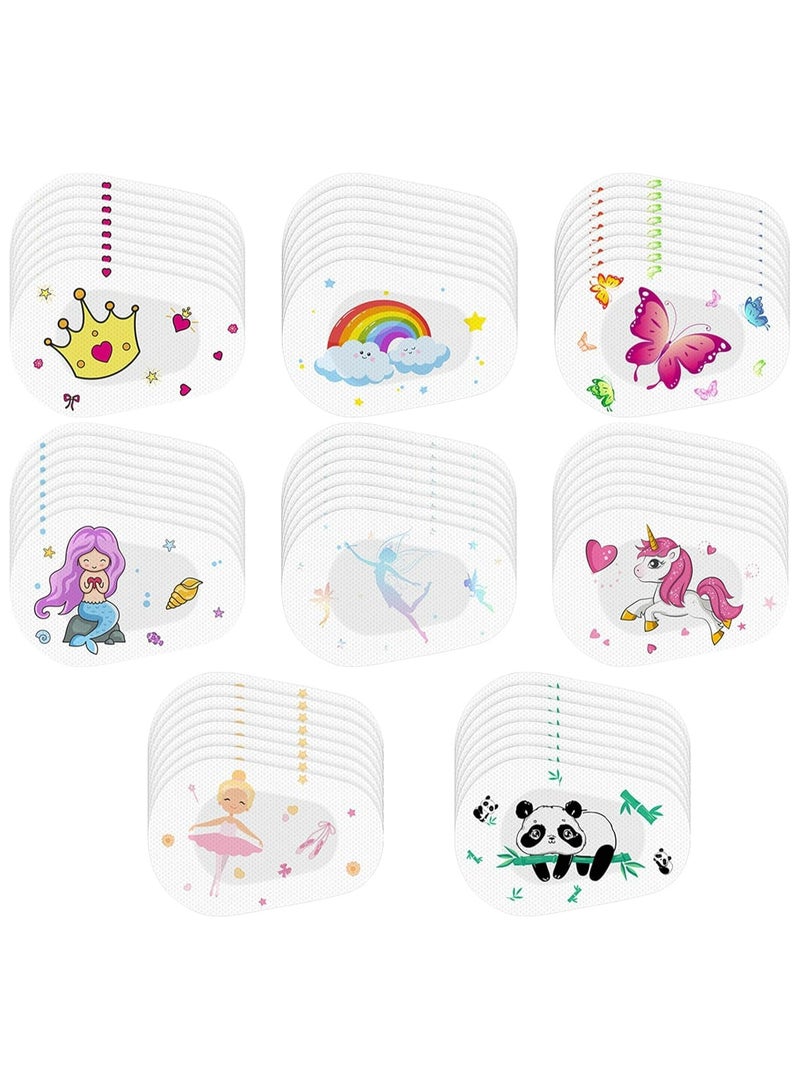 CMGTYYD 40 Pcs Adhesive Eye Patches for Kids, 8 Fun Designs, Light Blocking, Breathable, Comfortable Eye Patch for Lazy Eye Treatment, Ideal for Boys & Girls, Regular Size (3 x 2 Inches) - Image 1