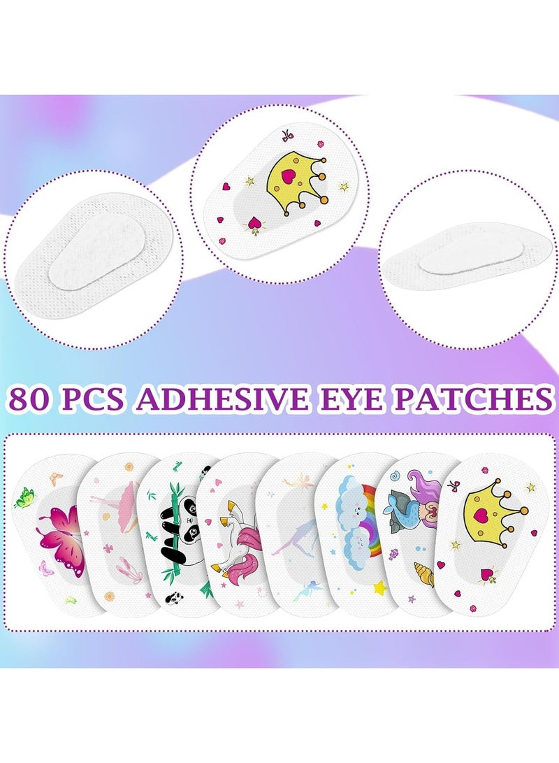 CMGTYYD 40 Pcs Adhesive Eye Patches for Kids, 8 Fun Designs, Light Blocking, Breathable, Comfortable Eye Patch for Lazy Eye Treatment, Ideal for Boys & Girls, Regular Size (3 x 2 Inches) - Image 5