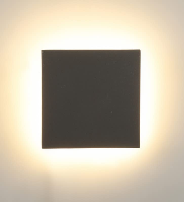 ELIANTE Metal Outdoor Wall Light Grey for Living Room, Bedroom, Dining Room, Kitchen | 2 Years Warranty | Inbuilt LED - Image 5