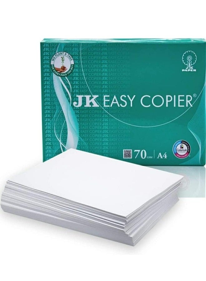 ورق تصوير JK COPIER Easy Green A4، 70 جرامًا للمتر المربع، 500 ورقة، رزمة واحدة - Image 1