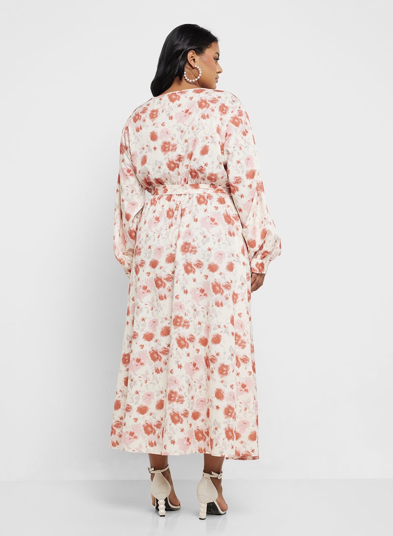 Ginger Plus Floral Print Dress - Image 2