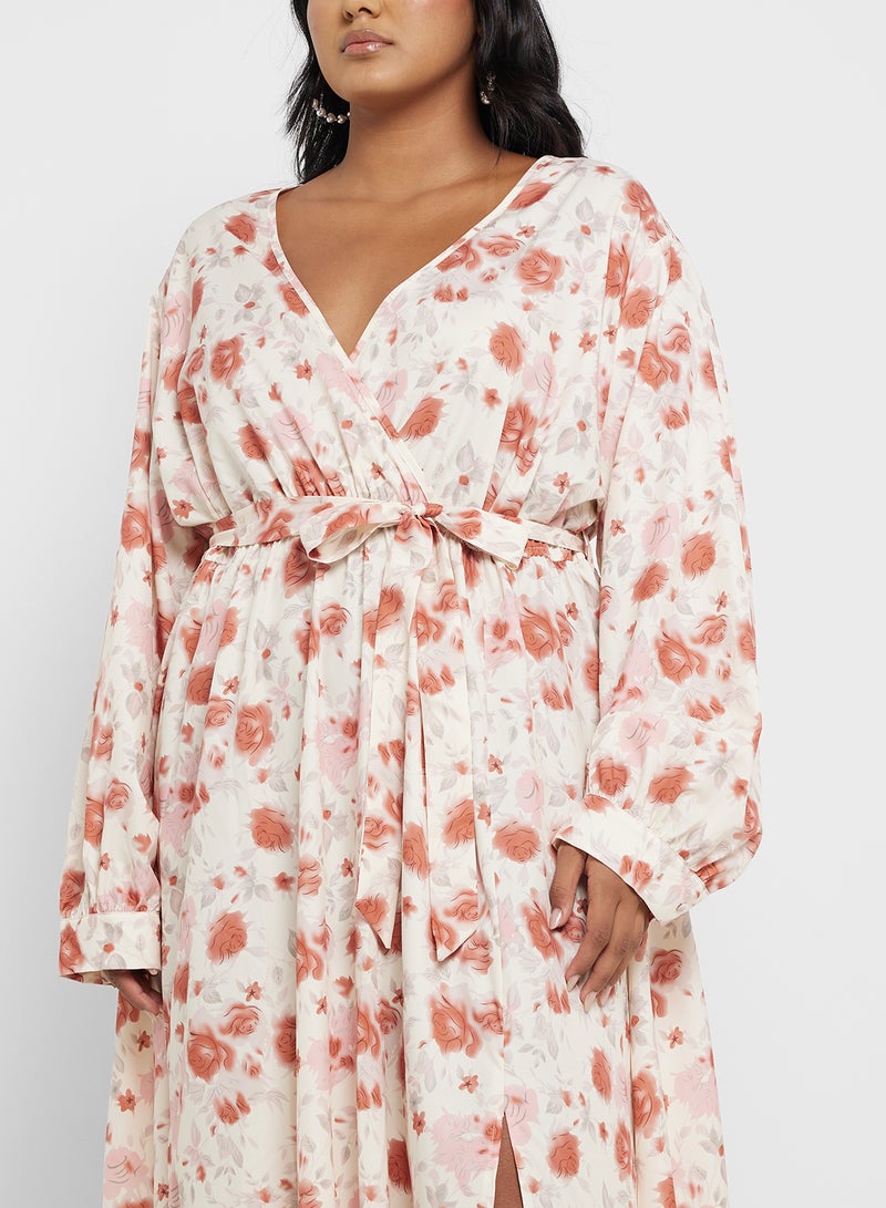 Ginger Plus Floral Print Dress - Image 3