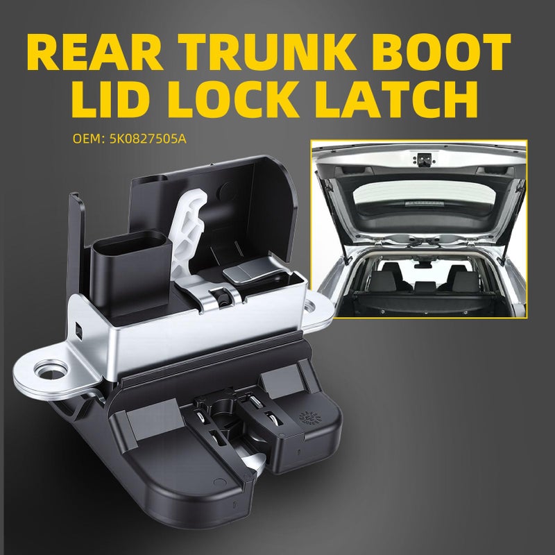 محرك قفل باب صندوق الأمتعة الخلفي لسيارة MK5 هاتشباك رابيت B6 واغن 3C5 5K0827505A - Image 4