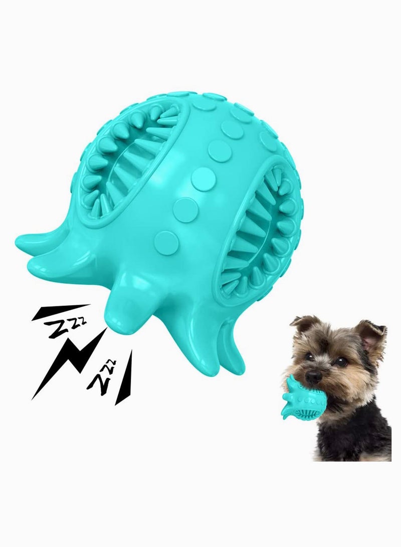 SOLARAE Dog Chew Toy Tooth Cleaning Octopus Shape Jolly Ball Chew Squeaky Toys Treat Food Dispensing Ball for Small/Medium Dogs Puzzle Interactive Toy Ball for Puppy - Image 1