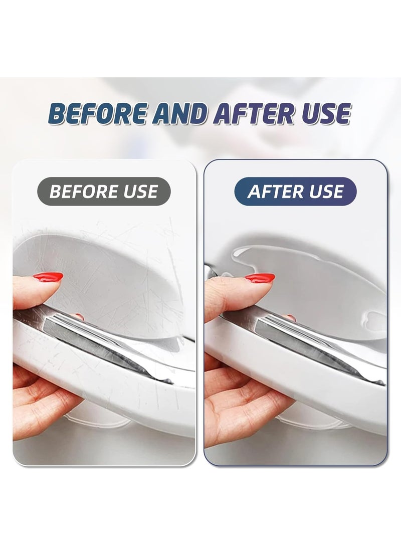 16Pack Car Door Protector,Car Door Handle Scratch Potector, Transparent Car Door Handle Bowl Sticker,Car Protection Accessory for Scratch Prevention,Universal for Most Car Handles - Image 5