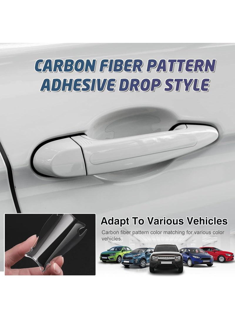 16Pack Car Door Protector,Car Door Handle Scratch Potector, Transparent Car Door Handle Bowl Sticker,Car Protection Accessory for Scratch Prevention,Universal for Most Car Handles - Image 2
