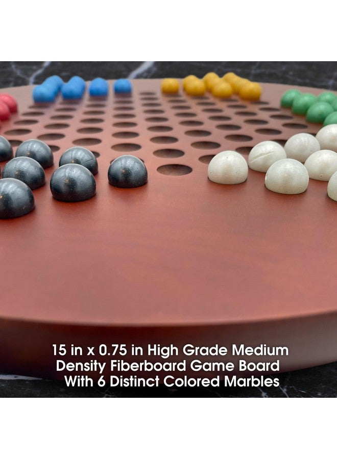 CHH 15" Jumbo Chinese Checkers with Marbles - Image 3