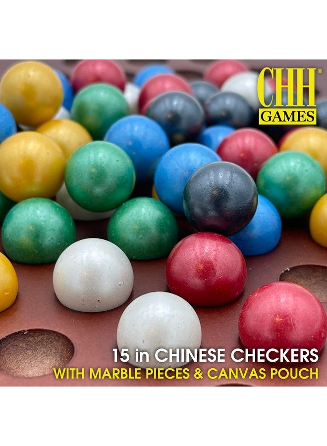 CHH 15" Jumbo Chinese Checkers with Marbles - Image 2