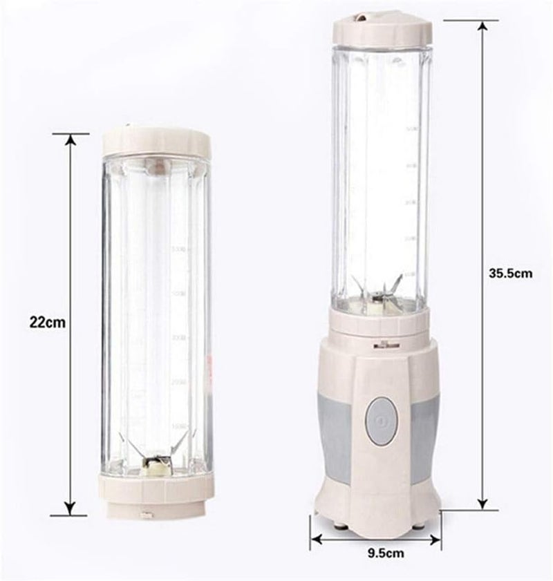 ODIN Juicers - Eworld 1pcs/lot Plug Shake N Take Juice Machine Multifunctional Mini Electricity Juicer Pocket Sports Bottle Blender (White UK) - Image 2