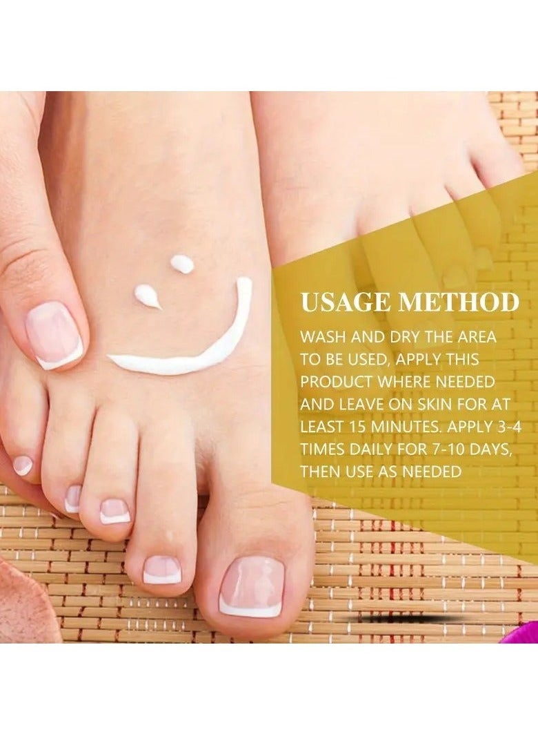 SUMAX Hypoallergenic Hyaluronic Acid Foot Cream for Even Skin Tone – Honey & Turmeric Enhanced Moisturizing Lotion with Urea & Bee Venom – Deep Hydration for Dry Cracked Heels, Alcohol-Free for All Skin Types, 1.69oz - Image 2