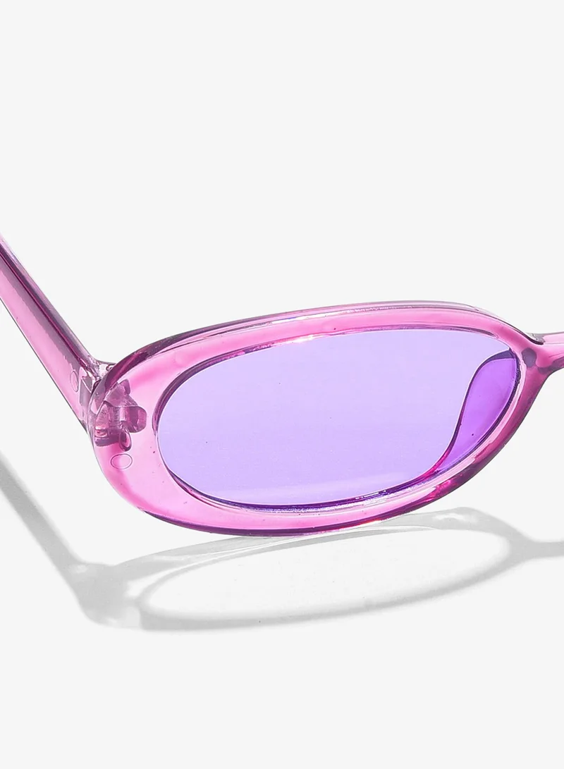 Haute Sauce Purple Lens Purple Oval Sunglasses