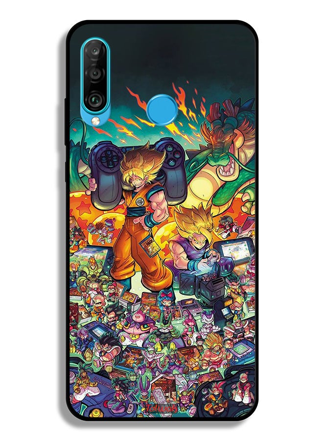 Tolwak Huawei P30 lite Protective Case Cover Gamer Art Doodles - Image 2