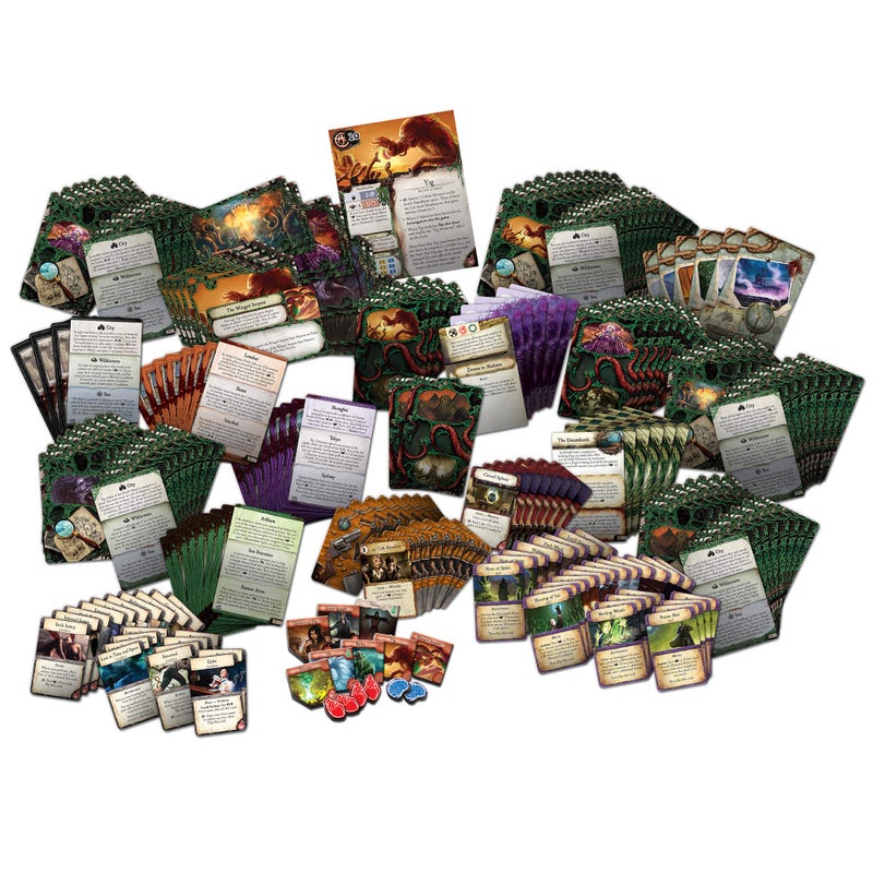 Asmodee Eldritch Horror Forsaken Lore Board Game EXPANSION - Unearth New Mysteries and Face Ancient Terrors! Mystery Game for Adults, Ages 14+, 1-8 Players, 2-4 Hour Playtime, Made by Fantasy Flight Games - Image 4