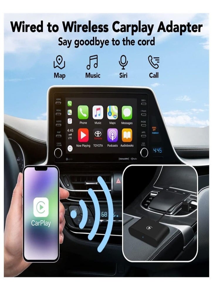 Generic Wireless CarPlay Adapter for iPhone, Wireless Auto Car Adapter, Apple Wireless Carplay Dongle, Plug Play 5GHz WiFi Onlin  - Image 2