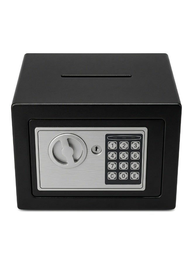 ZERIFAM Safe Box Steel Small, Small Safe Box for Home, Steel Electronic Digital Security Safe with Key Combination Lock Box, For Money, Documents, Passort, Jewelry (17cm X 17cm X 23cm)  ﻿ - Image 1