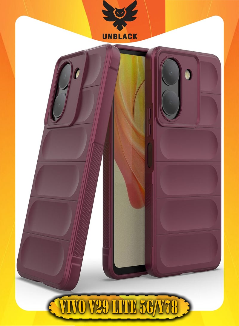 انبلاك جراب خلفي ماجيك متوافق مع فيفو V29 لايت 5G/Y78 من انبلاك (نبيتى) - Image 1