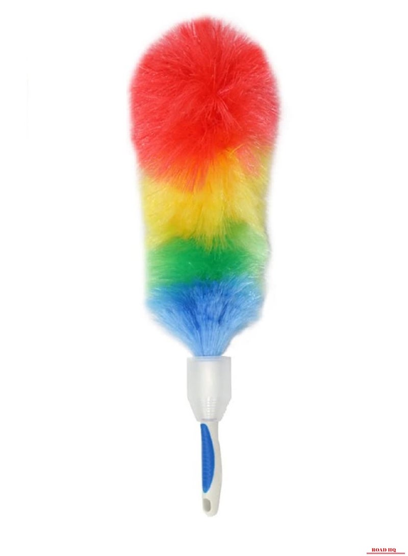 ROAD HQ Microfiber Car Duster Cleaning Cloth And Brush Dusting Tool Wax Polishing Detailing Towels Washing Cloths - Image 1