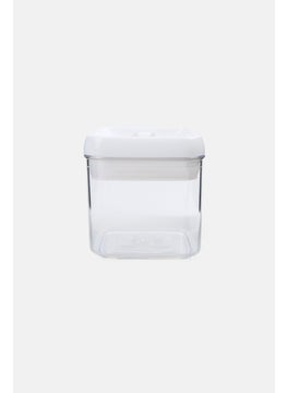 Felli Square Flip Tite Storage Container 460ml, Transparent  - Image 1