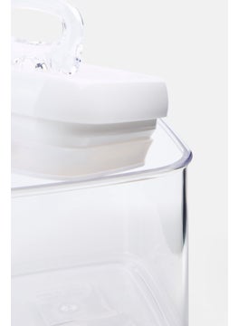 Felli Square Flip Tite Storage Container 460ml, Transparent  - Image 3