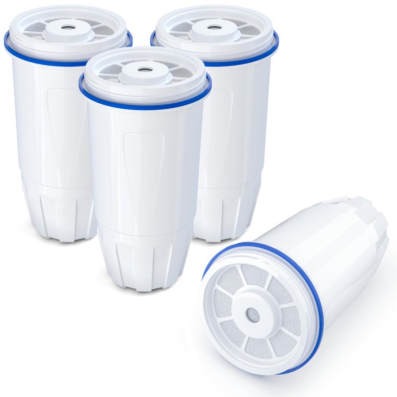 DESENRUIS Upgraded Water Filter Replacement for Zero Pitcher and Dispenser ZR-001 ZR-004 ZP-006 ZR-017, Multi-Stage Filter System, Effectively Reducing Lead, Chromium, PFOA, and PFOS, Pack of 4, By DESENRUIS - Image 1